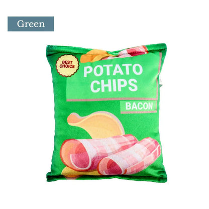 Funny Dog Crisps Squeaky Chew Toys for Small Pets - Smarsty