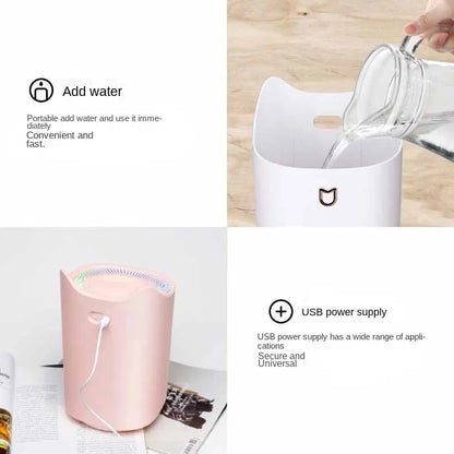 Large Capacity Dual Jet Air Humidifier with Aroma Diffuser - Smarsty