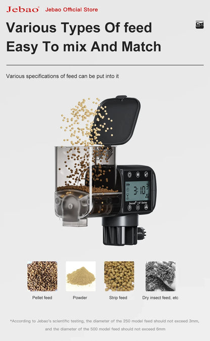 Intelligent Automatic Fish Tank Feeder with Wifi Control - Smarsty