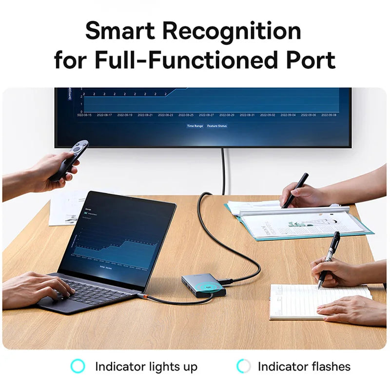 USB-C Hub 4K Ultra HDMI Multiport RJ45 VGA PD 100W