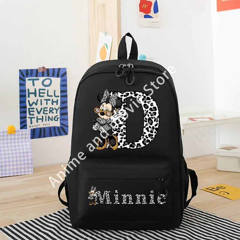 Cartoon Kids Backpack Breathable Canvas School Bag Durable - Smarsty