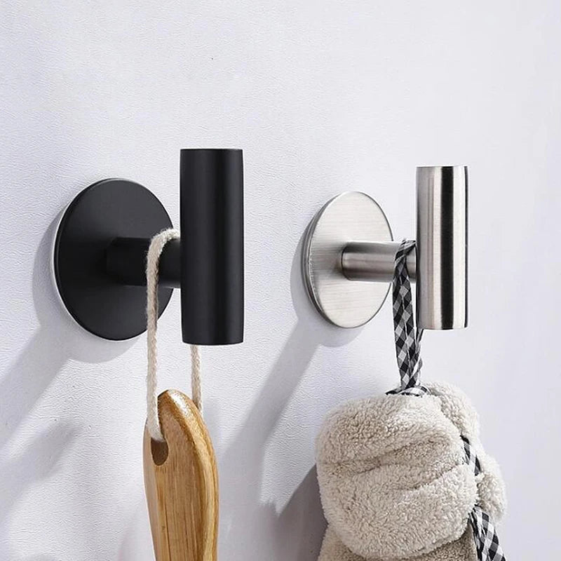 Stainless Steel Bathroom Hardware Set with Towel Rack - Smarsty