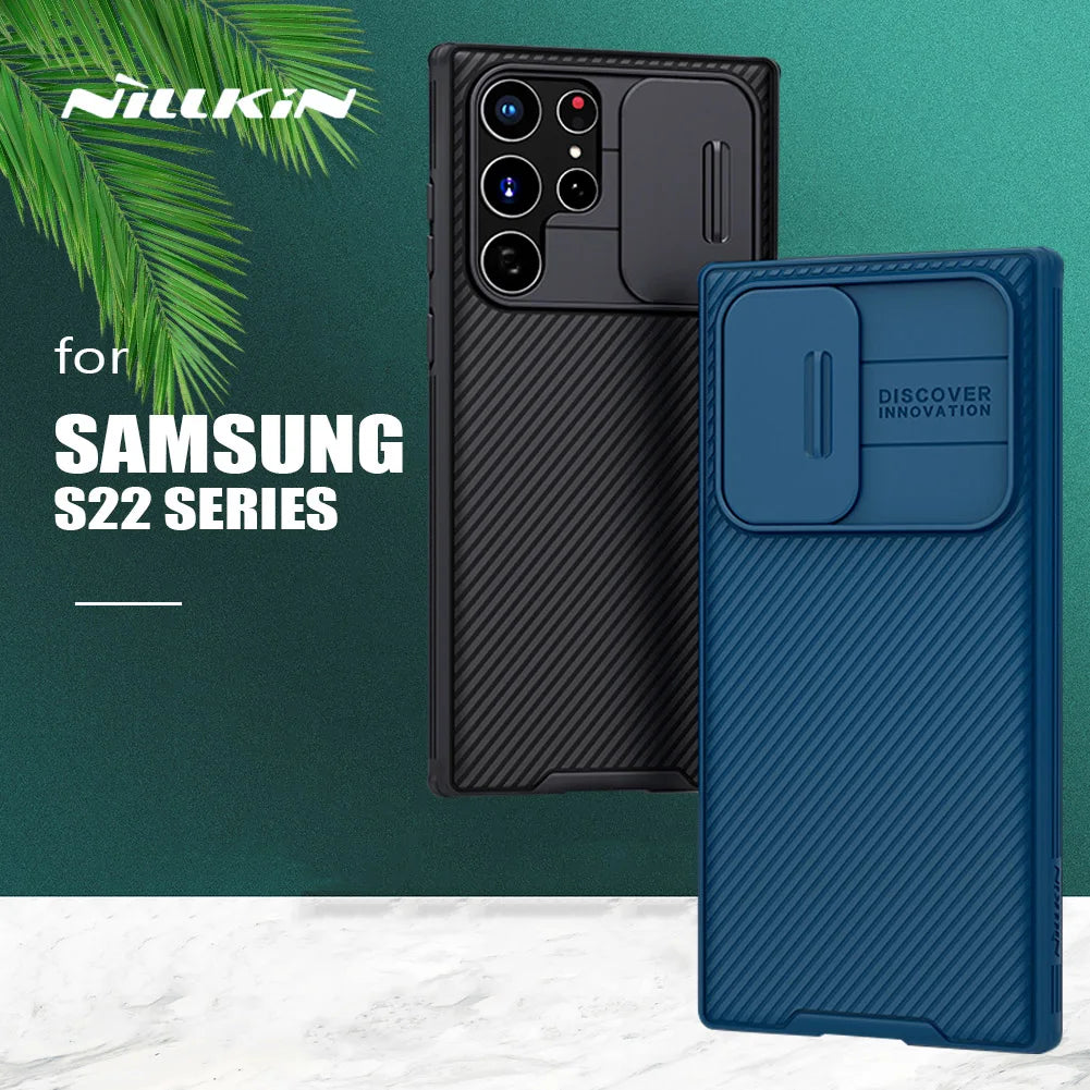 Galaxy Case With CamShield Slide Camera Cover Shockproof - Smarsty