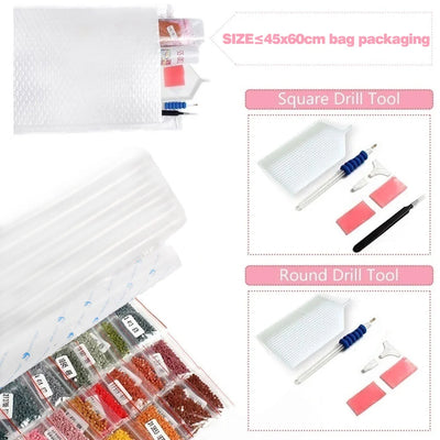 Full Diamond Painting Kit Scenic Tree Mosaic Art - Smarsty