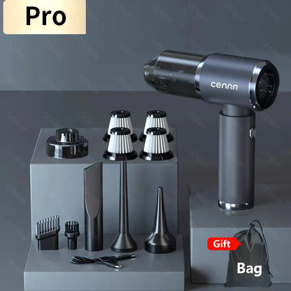 Cordless Car Vacuum Cleaner Portable Handheld Rechargeable - Smarsty