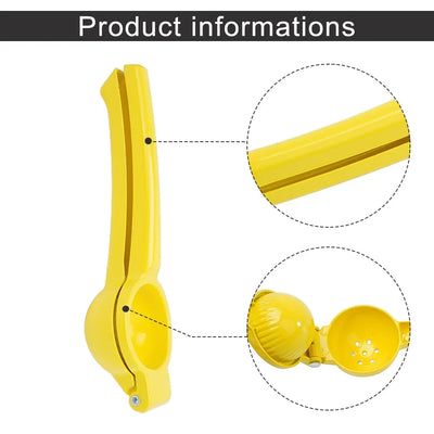 Home Manual Lemon Squeezer Aluminum Alloy Hand Pressed Orange Fruit Juicer Portable Practical Kitchen Tools Mini Blender by Smarsty