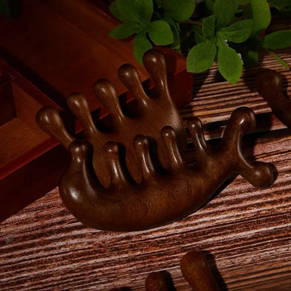 Natural Gua Sha Massage Comb for Stress Relief - Smarsty