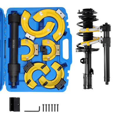 SucceBuy Strut Spring Compressor Macpherson Strut Spring Compressor Kit Interchangeable Fork Strut Coil Extractoror Remover Tool - Smarsty