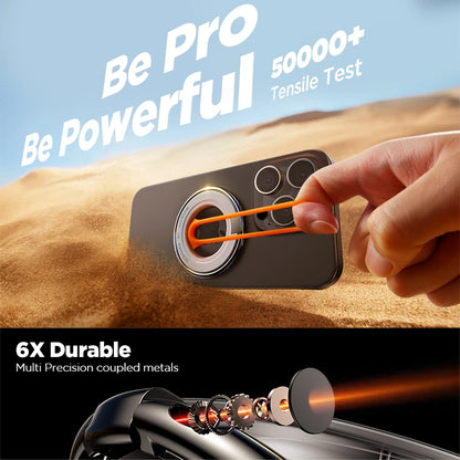 Magnetic Ring Phone Holder With Silicone Kickstand - Smarsty