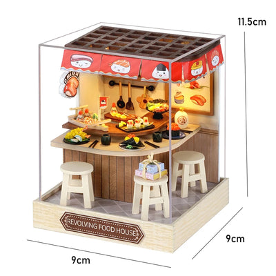 Doll House Handmade 3D Puzzle Making Building Model Kit Production And Assembly Room Toys Wooden Crafts DollHouse Birthday Gifts by Smarsty