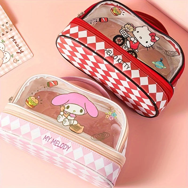 Hello Kitty Cosmetic Bag With Large Capacity Organizer - Smarsty