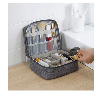 Travel Electronics Storage Bag With High Capacity Cables - Smarsty