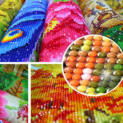 DIY 5D Diamond Painting Pink Owl Craft Set - Smarsty