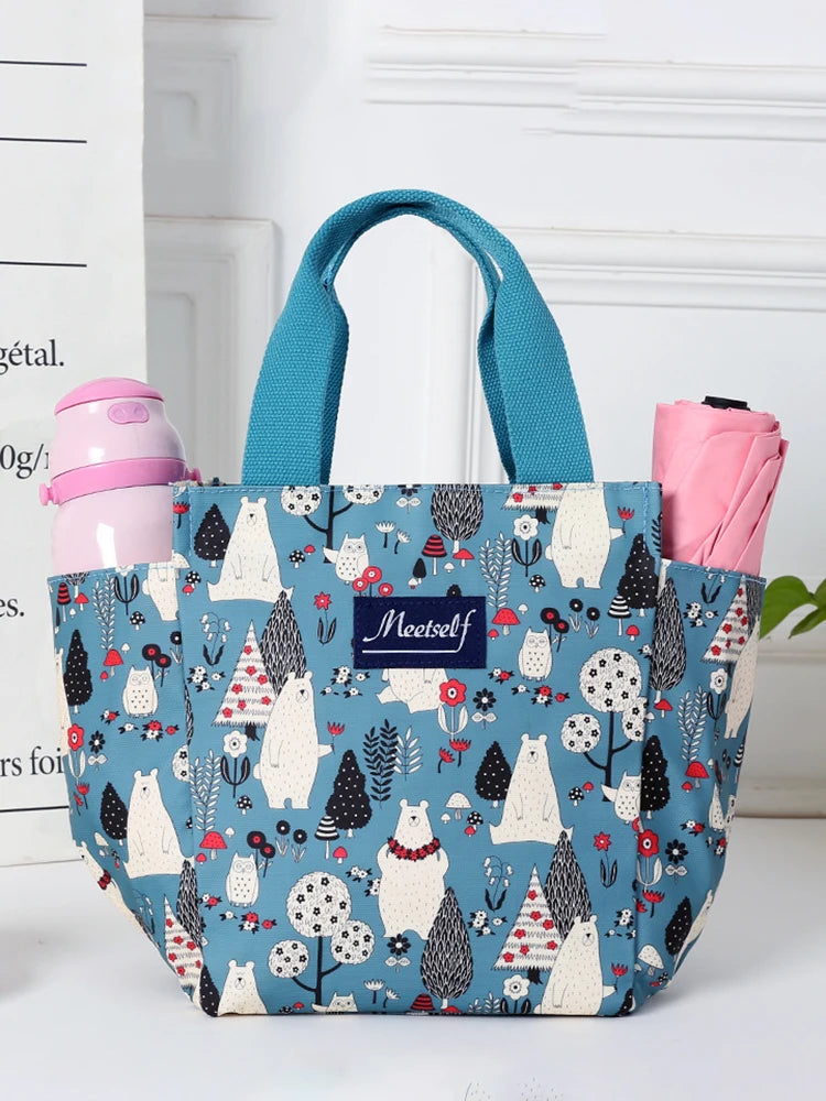 Insulated Thermal Lunch Bag Bento Tote For Office Workers - Smarsty