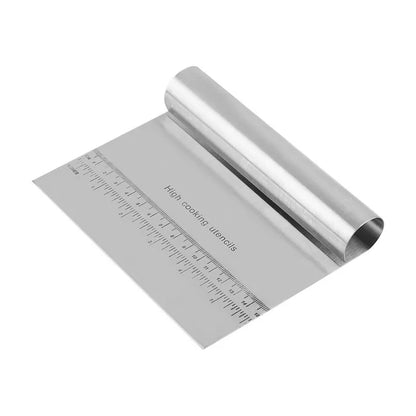 Stainless Steel Dough Scraper with Measuring Scale - Smarsty