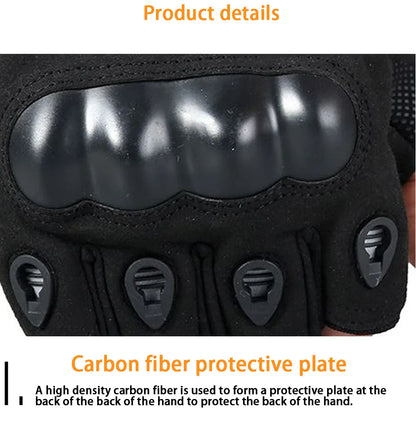 Tactical Hard Knuckle Fingerless Gloves for Combat - Smarsty