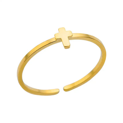 Luxury Gold 316L Stainless Steel Rings for Women - Smarsty