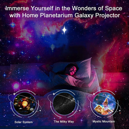Galaxy Projector Night Light for Kids Room Decor - Smarsty
