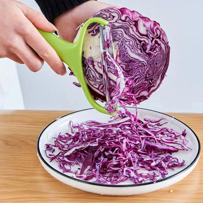 Peeler Vegetables Fruit Stainless Steel Cabbage Graters Salad Potato Slicer Kitchen Accessories Cooking Tools Wide Mouth by Smarsty