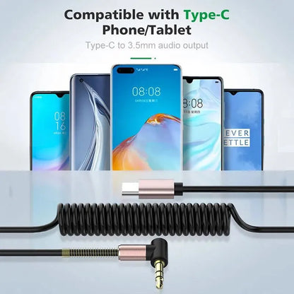 USB C to 3.5mm AUX Audio Adapter for Clear Sound - Smarsty