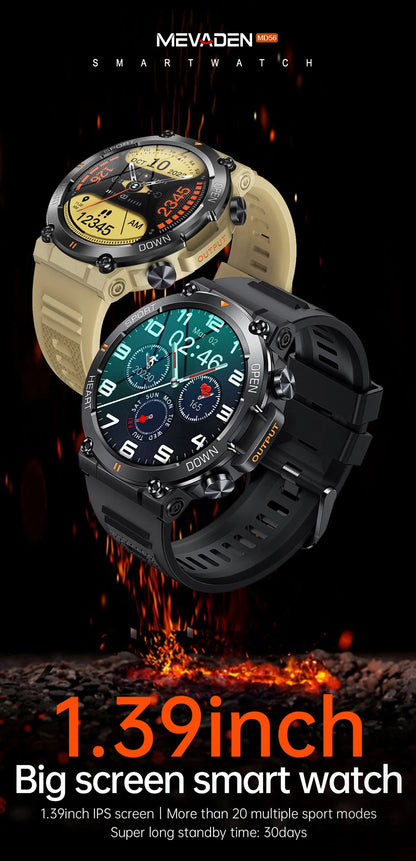 HD Bluetooth Call Smart Watch for Men Fitness Tracker - Smarsty