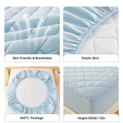 Waterproof 3D Air Fabric Mattress Cover Soft and Breathable - Smarsty