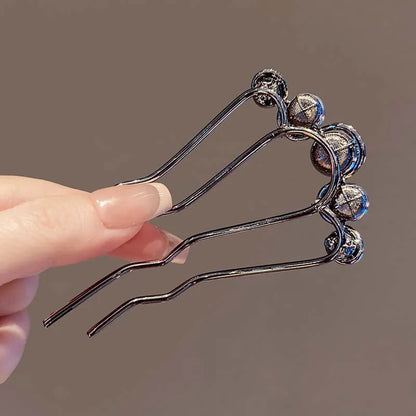 Korean U Shaped Pearl Hairpins for Elegant Styling - Smarsty