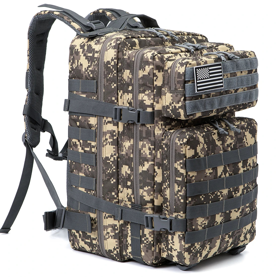 45L Tactical Backpack For Men Molle 3 day survival Backpack Hunting Camping Hiking GYM Rucksack Survival Bug Out Bag - Smarsty
