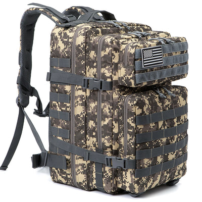 45L Tactical Backpack For Men Molle 3 day survival Backpack Hunting Camping Hiking GYM Rucksack Survival Bug Out Bag - Smarsty