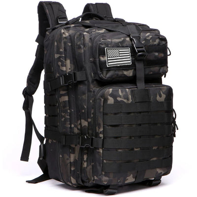 25L/50L Sturdy Nylon Waterproof Tactical Sports Trekking Fishing Hunting Camping Hiking Bag Backpack Outdoor Rucksacks - Smarsty