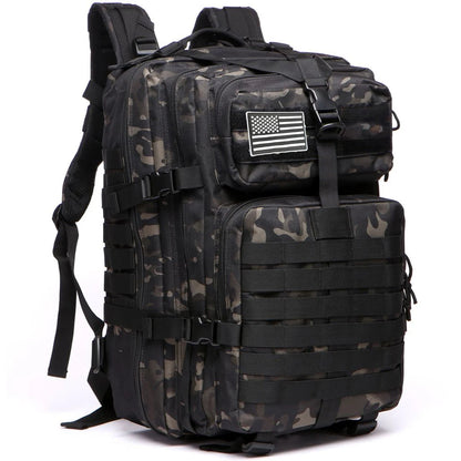 25L/50L Sturdy Nylon Waterproof Tactical Sports Trekking Fishing Hunting Camping Hiking Bag Backpack Outdoor Rucksacks - Smarsty