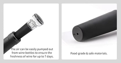 Automatic Electric Wine Bottle Opener for Effortless Cork Removal - Smarsty