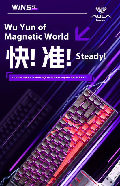 Mechanical Gaming Keyboard With Magnetic Switch And RGB