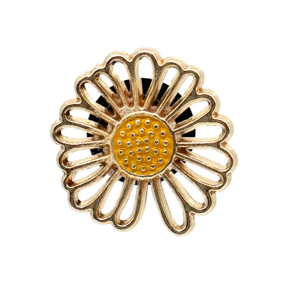 1pcs Metal Shoe Charms for Women Girls Flower Tulip Heart Butterfly Daisy Luxury Pearl Shoe Decorations Pins Sandal Accessories