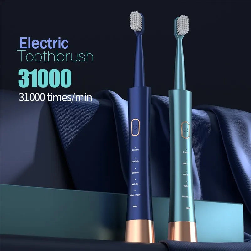 Sonic Electric Toothbrush with Type-C Charging and 5-Gear Modes - Smarsty