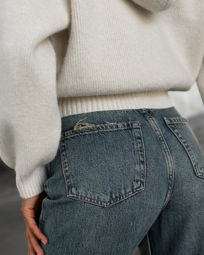 Autumn Knitted Women's Short Cardigan with Zipper Gray Winter Sweater Casual Cute Vintage White Cardigan for Women with Hood - Smarsty