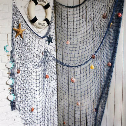 Nautical Fishing Net Wall Hanging for Home Decor - Smarsty