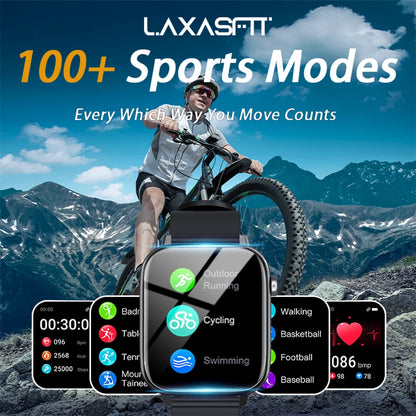 Bluetooth Smart Watch with Sleep Monitoring and IP68 Waterproof - Smarsty