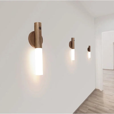 Intelligent Wooden Magnetic LED Night Light for Safety - Smarsty