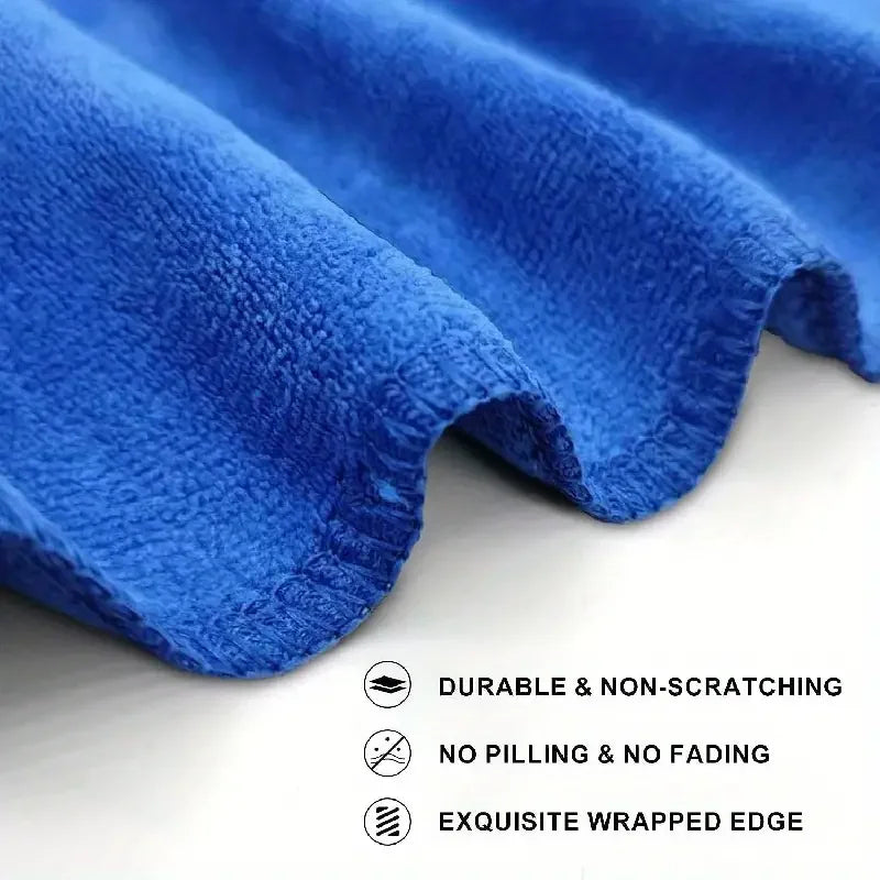 10Pcs Microfiber Towels Car Wash Drying Cloth Towel Household Cleaning Cloths Auto Detailing Polishing Cloth Home Clean Tools - Smarsty