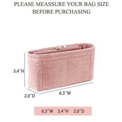 Bag Organizer for LONGCHAMP Mini Tote Timid Bag Storage & Finishing Inner Bag Liner Handbags Insert Organizer Fit Mini Size