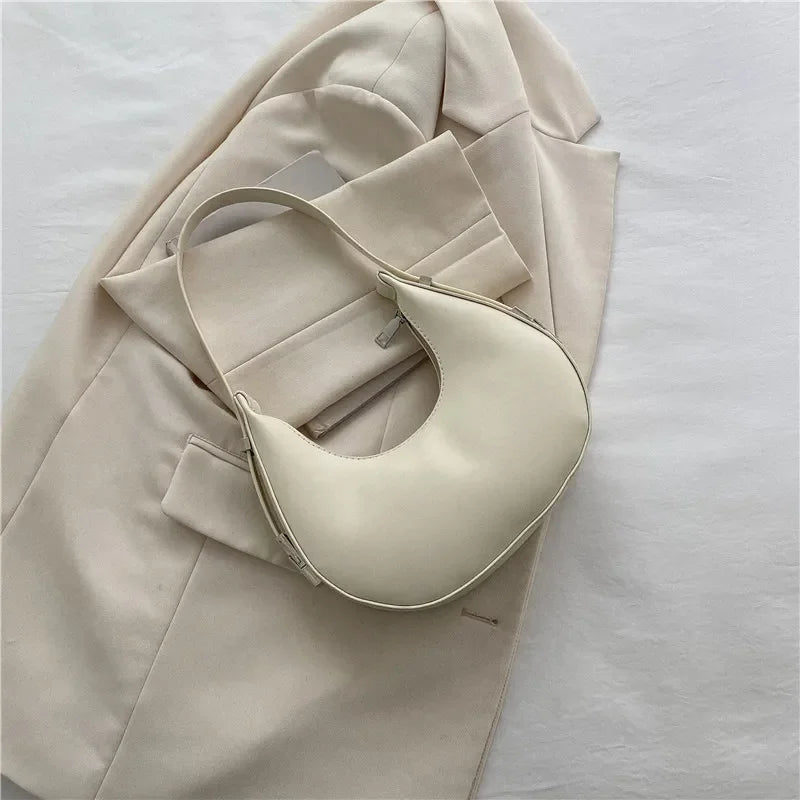 Luxury PU Leather Hobo Bag For Women With Zipper Closure - Smarsty