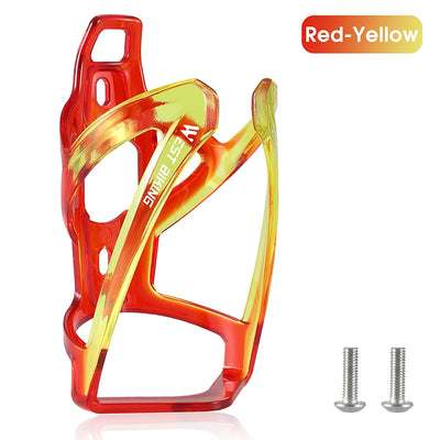 WEST BIKING Bicycle Water Bottle Cage Colorful Gradient Cycling Bottle Holder Ultralight MTB Road Bike Water Bottle Bracket - Smarsty