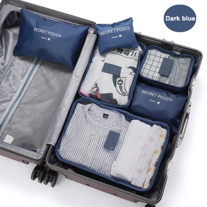 6 Pcs Travel Packing Cubes Luggage Organizer Set For Shoes - Smarsty