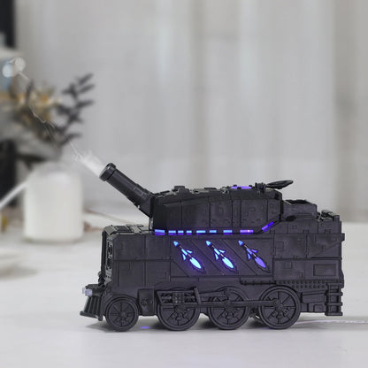 Ship Train Shape Ultrasonic Humidifier With Colorful Lights - Smarsty