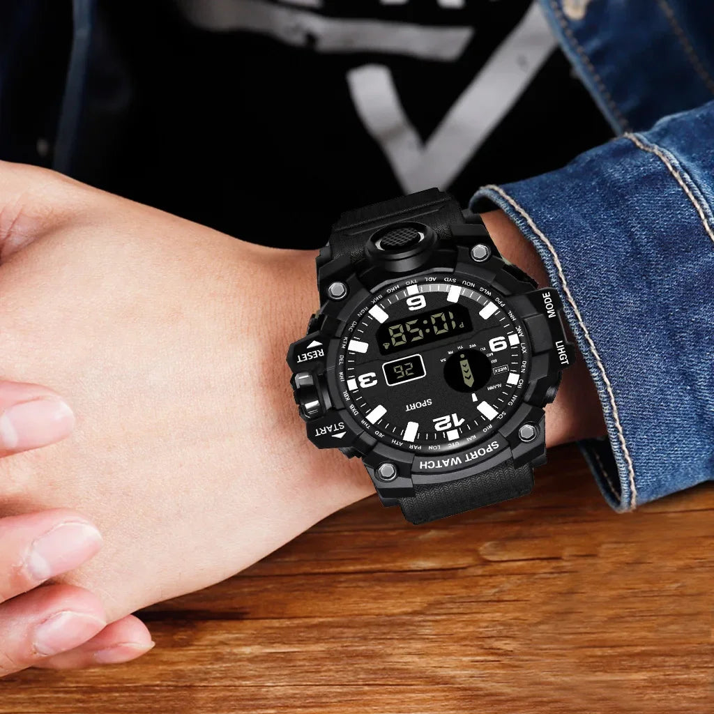 Men's LED Digital Sports Watch with Multifunction Features - Smarsty