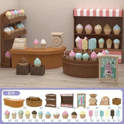 Original Toys Miniature Items Furniture Family Toys Dollhouse LivingRoom Bathroom Kitchen Set Pretend Creative Ideas Kids Toys by Smarsty