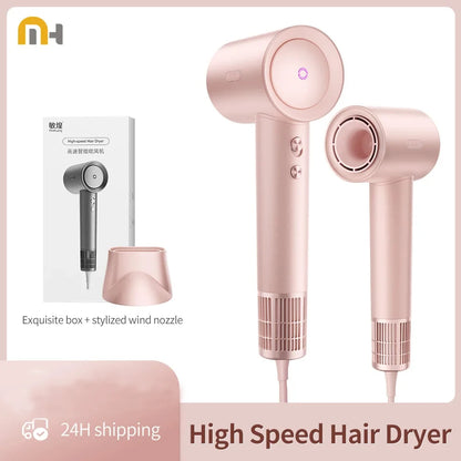High Speed 1600W Electric Hair Dryer with Adjustable Temperature - Smarsty