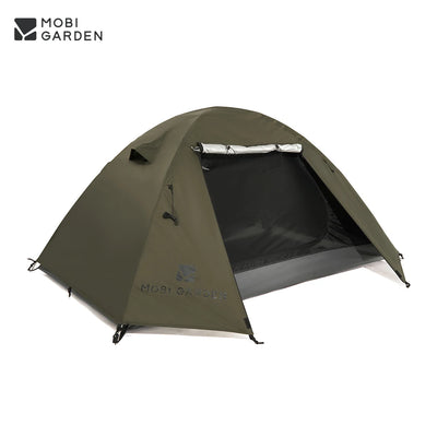 MOBI GARDEN Camping Backpacking Tent Waterproof Rainproof Hiking Silver Coated Sun Protection Easy Set Up by Smarsty