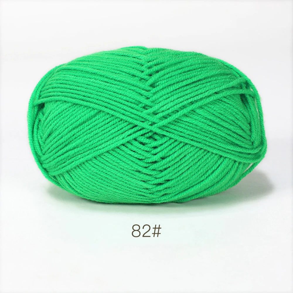 Soft Milk Cotton Yarn for Hand Knitting Projects - Smarsty